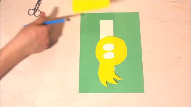 Поделки из бумаги: Птенец