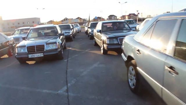 Сходка Mercedes-Benz W124 Karaganda Club