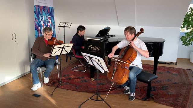 Dvorak Piano Trio No. 3 Excerpt - Jan Vogler, Gil Shaham, Martin Stadtfeld