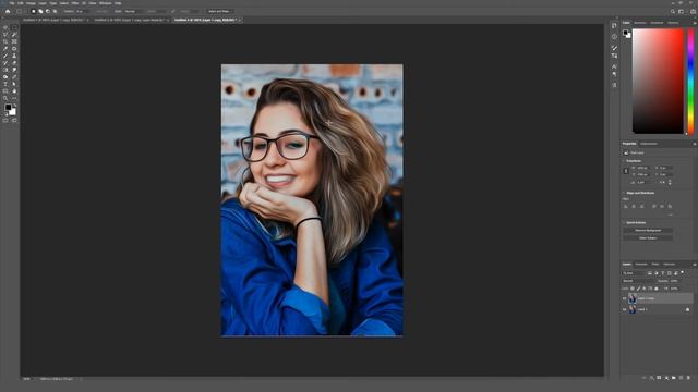 Oil Paint Effect |  Digital Painting  |  Photoshop Tutorial