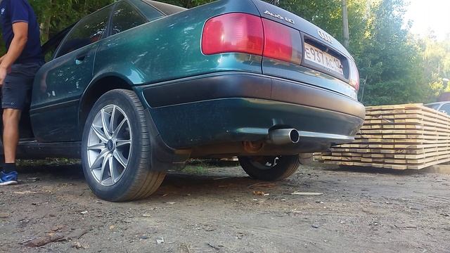 звук выхлопа, пробег 450 км после капиталки ауди 80