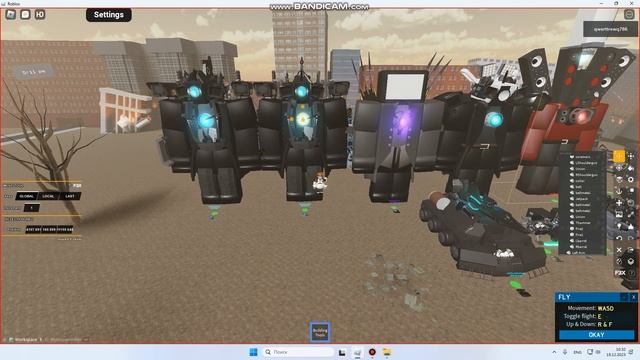 туториал как сделать заражоного камера мена титана в Strange Bathub War