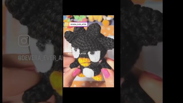 Badtz Maru, The Penguin With Spiky Hair! Pattern: HELLO KITTY CROCHET By Mei Li Lee @amiguruMEI