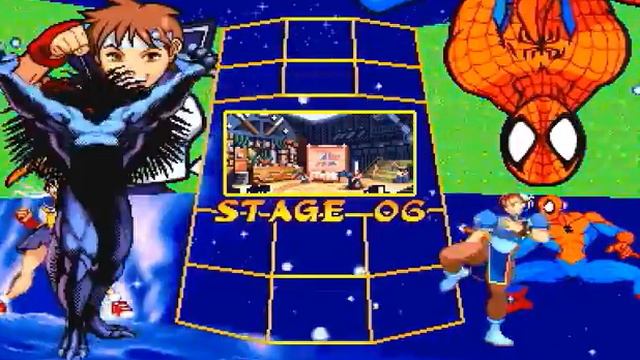 Let's Play: Marvel Super Heroes Vs Street Fighter (With Cheats)