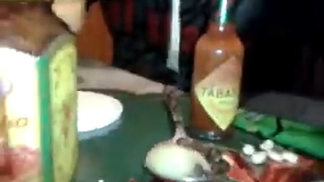 зерна + мёд + перец + карица + тобаско = вкусный ужин