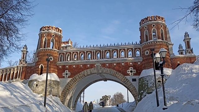 Москва. Царицыно — дворцово-парковый ансамбль зимой. часть 3.