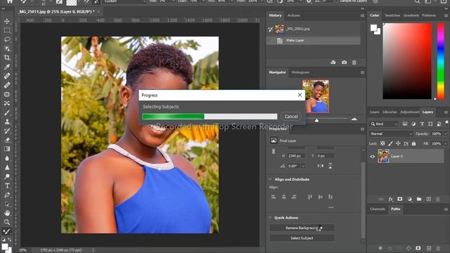 Easy Way To Remove Background In Photoshop One Clic
