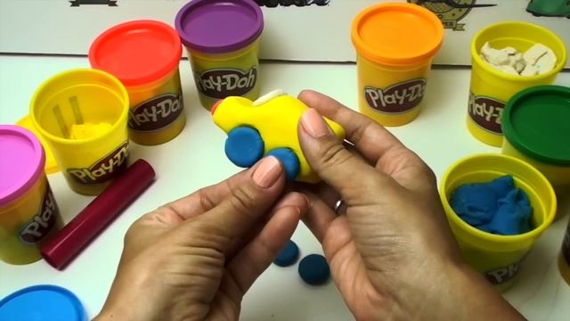 Машинки пластилин Плей до автомобиль Play Doh Cars