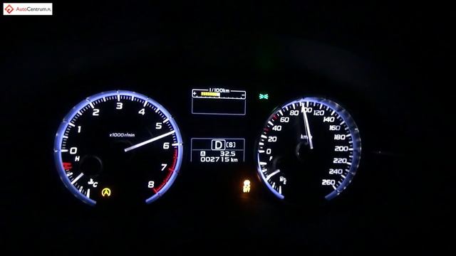 Subaru Levorg 1.6 170 hp AT - acceleration 0-100 kmh