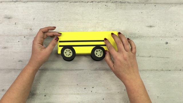 Recycled Milk Carton SCHOOL BUS Craft | Fast-n-Easy | DIY Labs