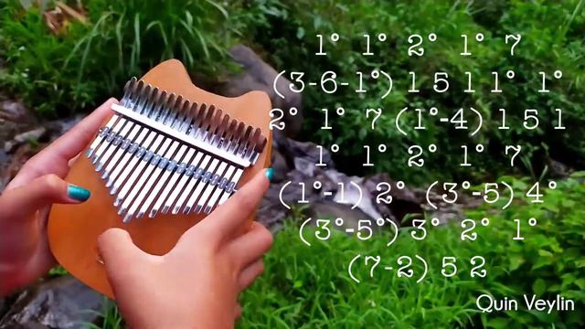 Yiruma - River Flows In You [ Kalimba Cover With Tabs ]