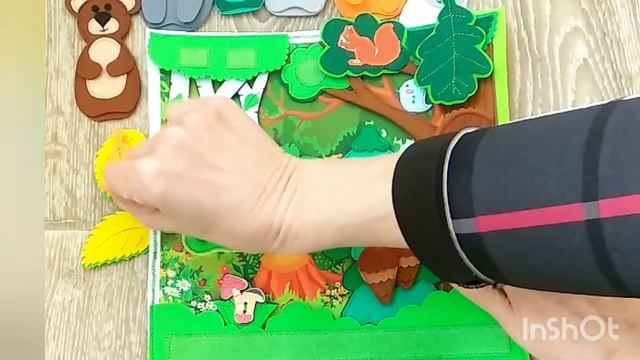 Развивающая книга Сказки / Пальчиковый театр из фетра