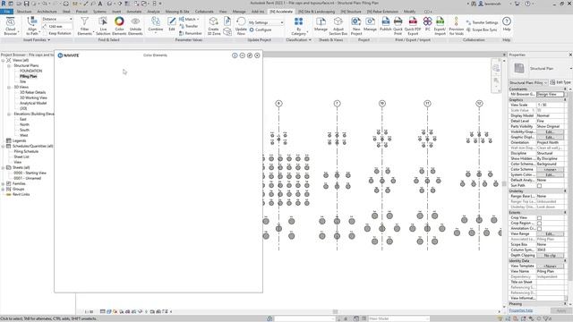 Piling Coordination And Numbering With Naviate Structure For Revit