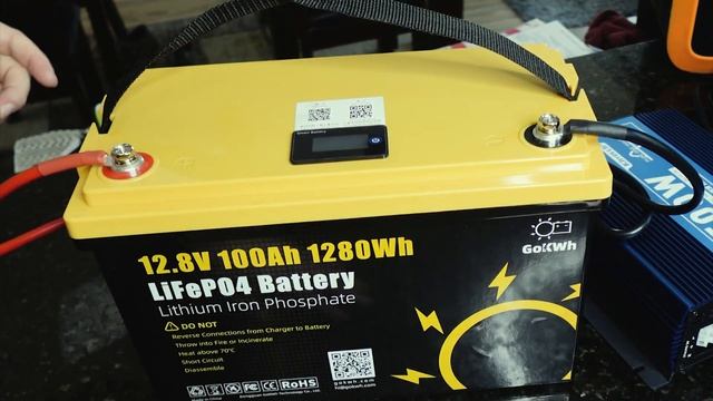 GoKWH 12v 100ah Lifepo4 Smart Battery Review | Great Price!