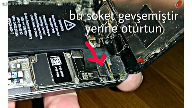 IPhone 5s Kamera Siyah Görünüyor çalışmıyor Sorunu çözüm