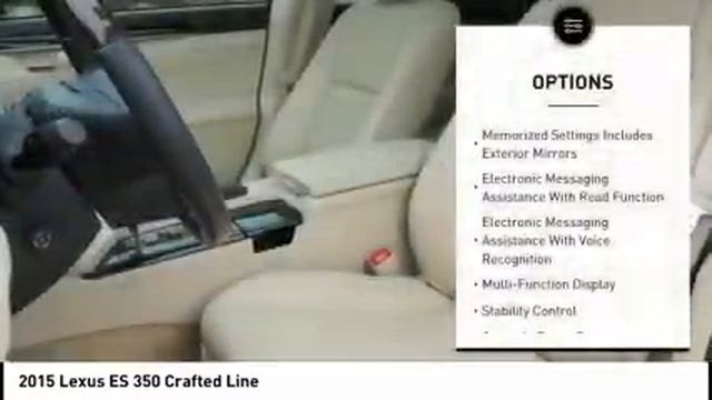 2015 Lexus ES 350 Crafted Line For Sale In Raleigh NC