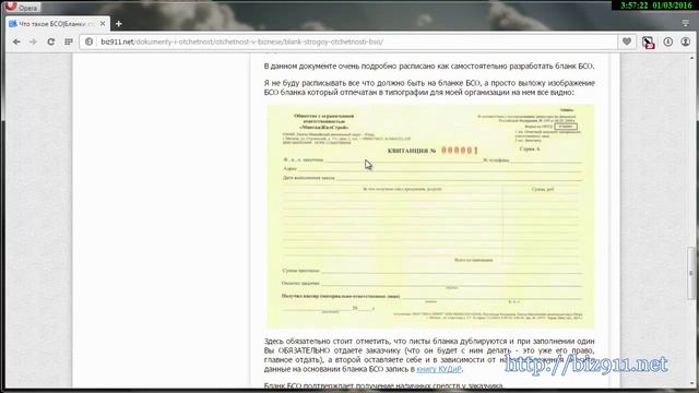 Что такое БСО Бланки Строгой Отчетности
