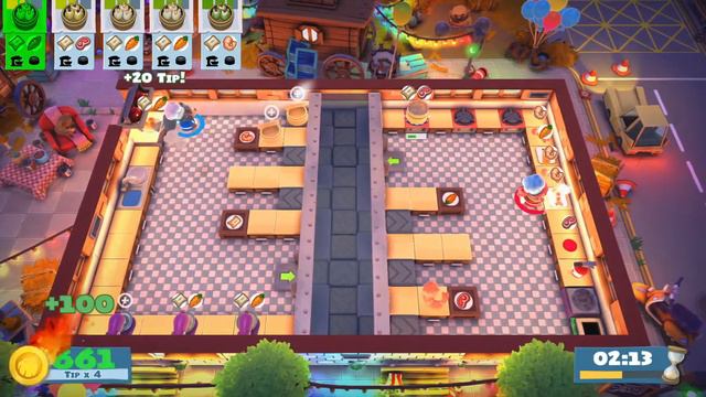 Overcooked 2 4 Stars 2 Player Carnival Of Chaos Kevin 2