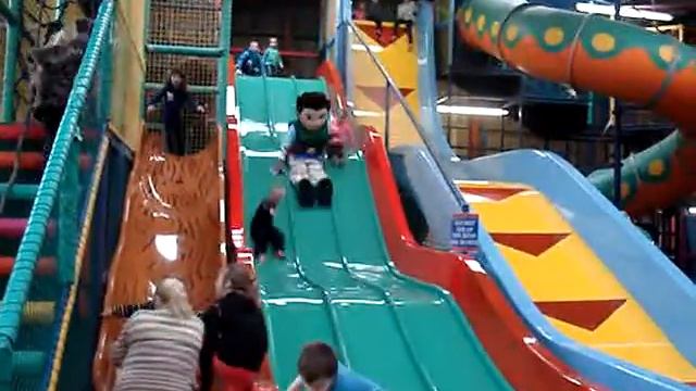 Tree Fu Tom Enjoying The Playbarn At Animal Farm Adventure Park