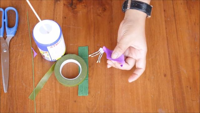 How To Make Trumpet Vine Crepe Paper Flowers | Trumpet Vine Crepe Paper Flowers Tutorial