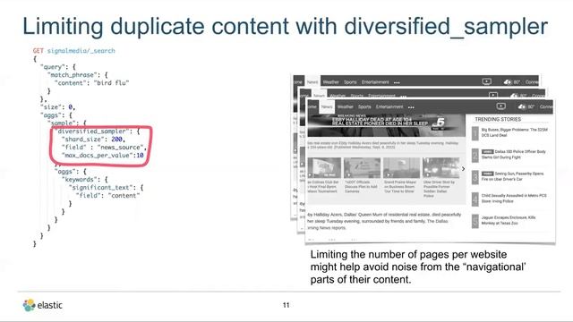 New Significant Text Aggregation