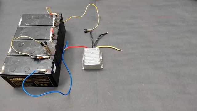 How To Run 12v 25 Amps DC Motor At 48v DC Using Buck Converter - REVIEW