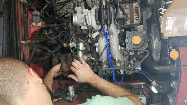Subaru EJ22 Turbo Build Part 5: Oil Return/Feed, Turbo/Downpipe, Coolant Install.  Intake Setup