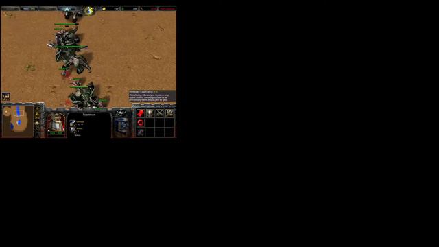 Warcraft 3 Footmen Vs Mannoroth.