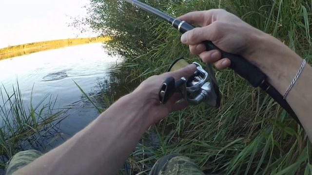 За жерехом в июле. Ловля на раттлины от Hunter Polska