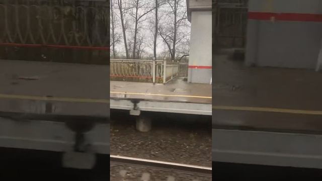 Вид из окна  электрички эт2(018) ￼ Санкт-Петербург — Гатчина-балтийская до станции  Горелово ￼