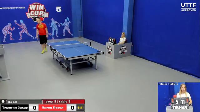 20:00 Тюлягин Захар 1-3 Плющ Павел Cтол 5 ЮГ-3 22.07.21