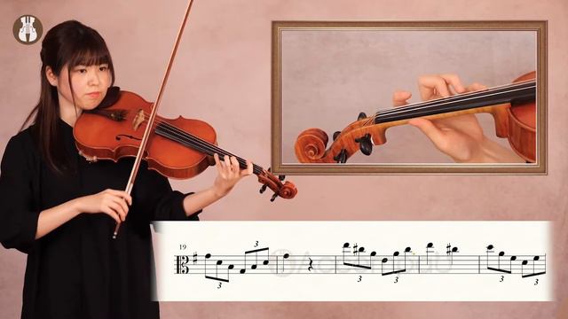 Theme From “Witches’ Dance” | N.Paganini | Suzuki Viola Book 2【Practice Version】