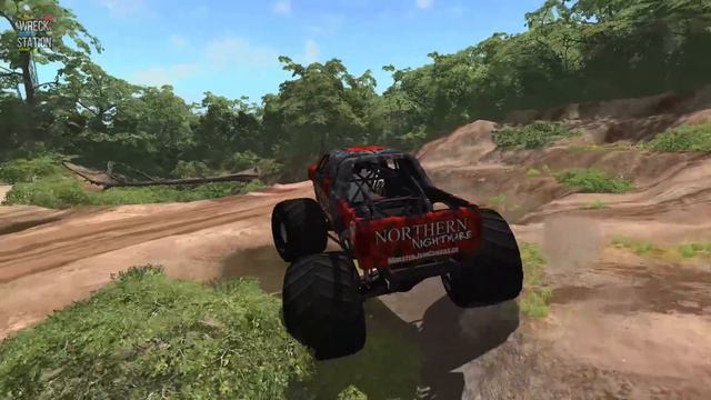 Beamng drive -  Monster Truck Crashes