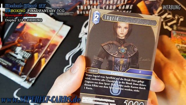 FINAL FANTASY TCG: Resurgence Of Power - Display 3/3 + ZIEHUNG