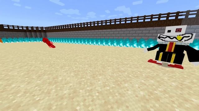 Team SANESS VS Trevor Henderson Creatures (Trevor Henderson HaVE TRIPLE BaD Tom???) Minecraft PE