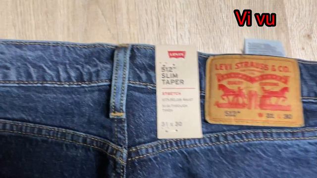  levis 512  SLIM TAPER FIT MENS JEANS  Dark Wash