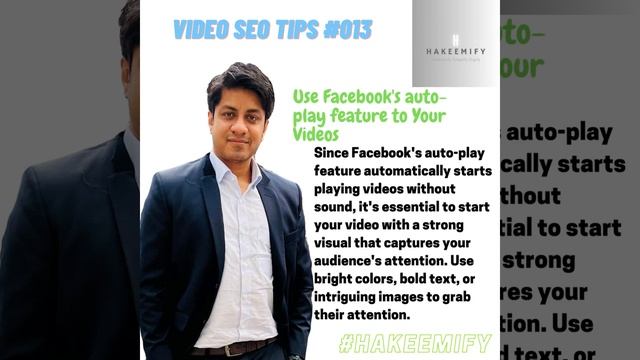 Video SEO Tips #013   Use Facebook's Auto Play Feature