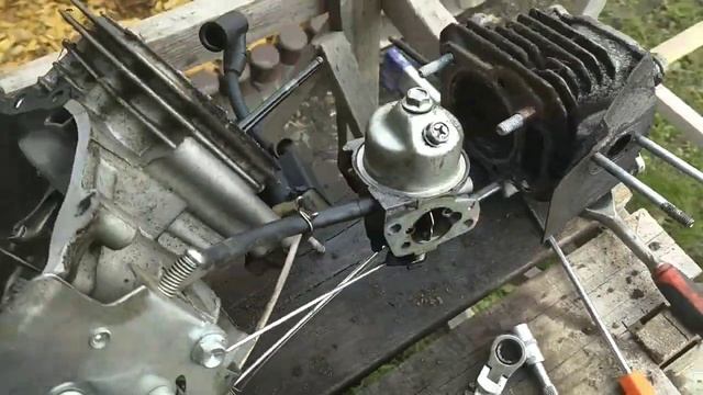 Разбор, ремонт газонокосилки Daewoo Dlm 5100sv