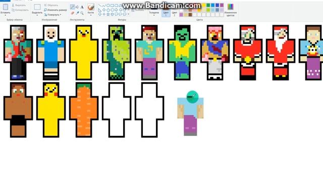 КАК НАУЧИТЬСЯ РИСОВАТЬ В СТИЛЕ MINECRAFT???