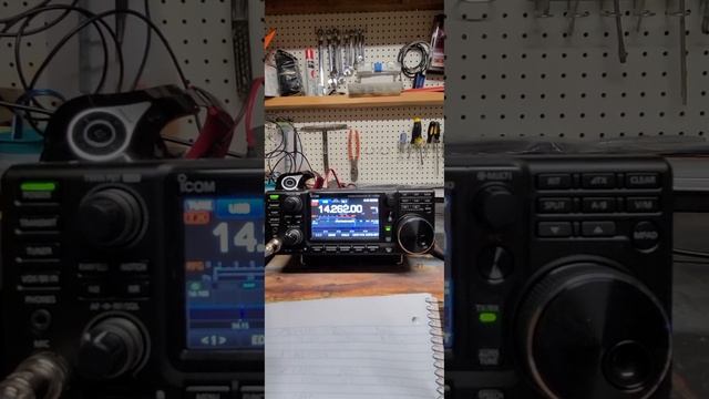 Contact With RA3RCL In Russia With A Speaker Wire Inverted V Antenna.
