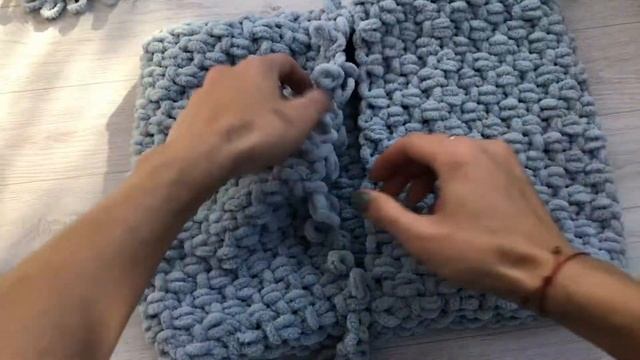 Примеряем подушку для чехла из ализе пуффи файн