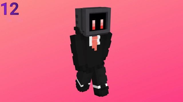 SKIN MINECRAFT KEPALA TV - TV HEAD MINECRAFT SKINS (BOY AND GIRL SKIN)