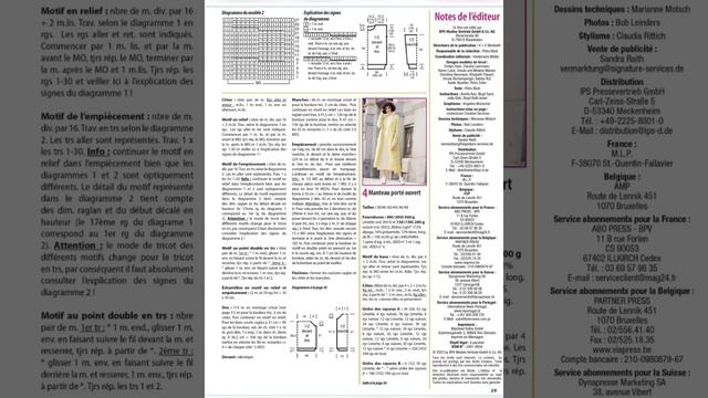 Французский, идеальный журнал для тех, кто любит вязать! ?