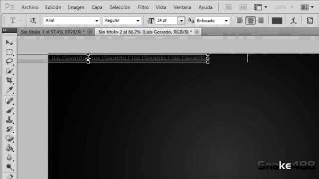 Como Hacer Un Wallpaper En HD Gray Elegant // Text Game // Tutorial // Photoshop