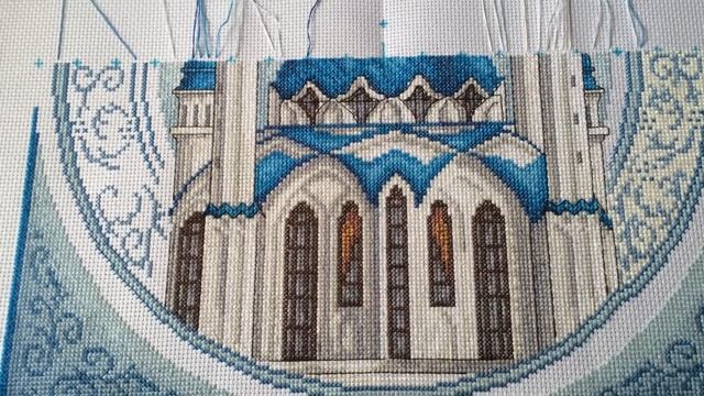 Вышивка крестом: Продвижение процесса 