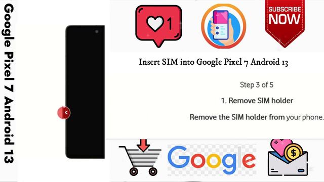 How To Insert SIM Into Google Pixel 7 Android 13