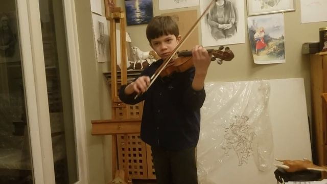 Венявский этюд-каприс No.3 ре мажор Op.18, Миша Андреев . Wieniawski Etude-Caprice, No.3, Misha