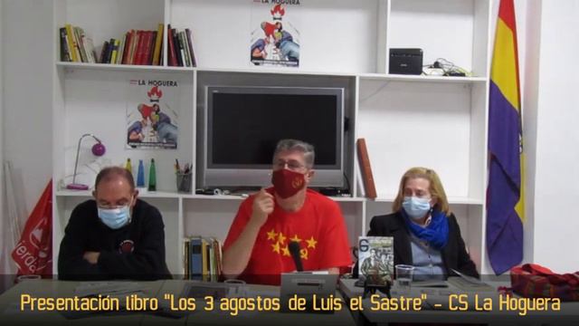 Presentación Libro Luis Sastre Alcalde Republicano Fuenlabrada 12/11/20 CS La Hoguera