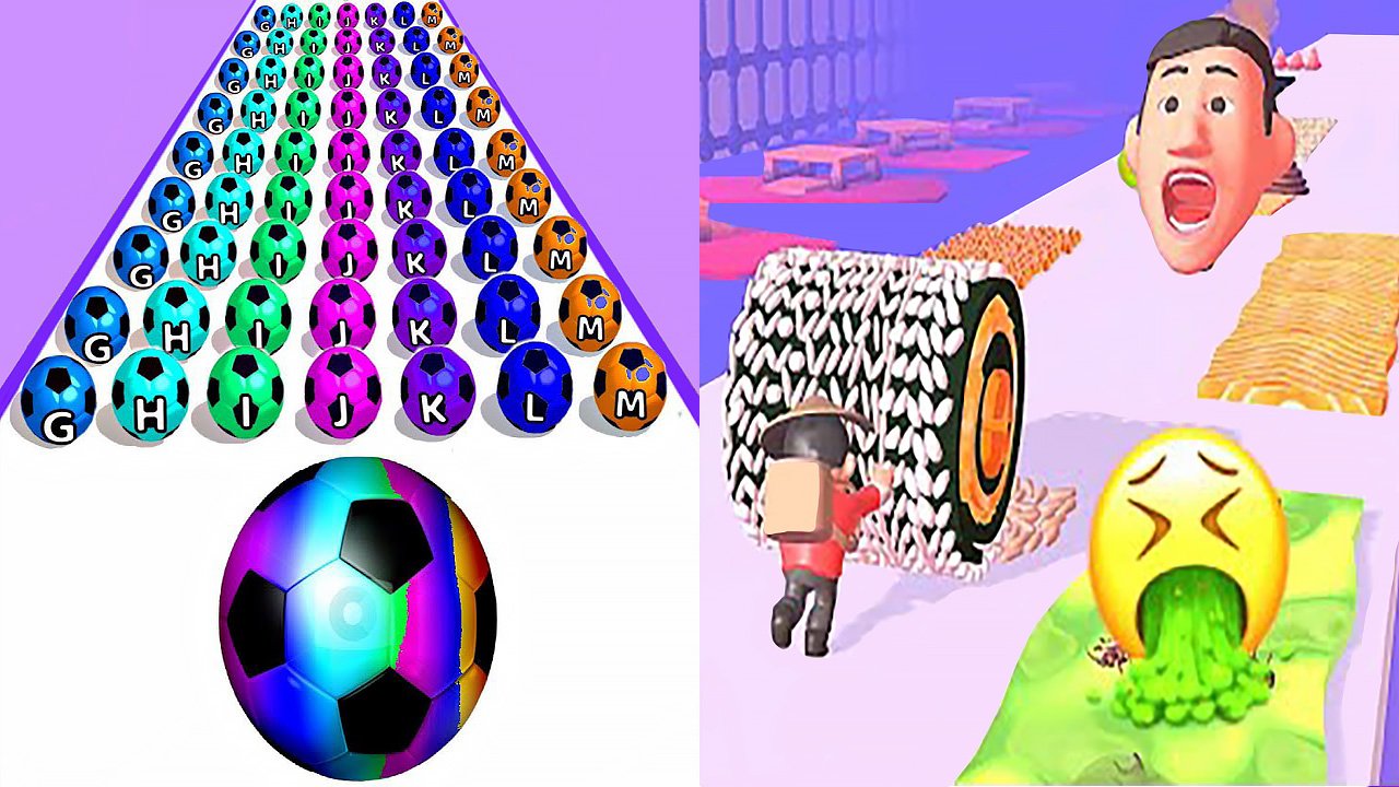 Мобильные игры A-Z Run и Sushi Runner прохождение, геймплей и новые уровни для Android и IOS