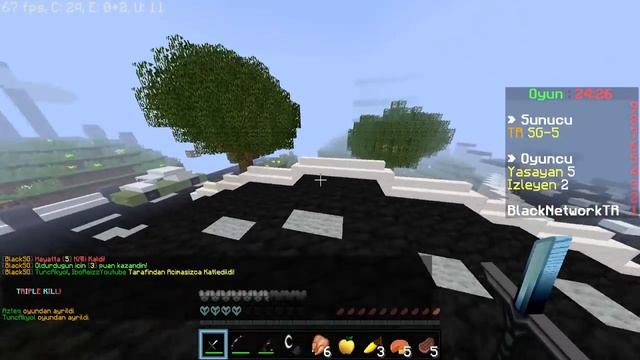 | TAM 23 KİŞİ KESTİM VE BLACK NETWORK !!!- Minecraft Survival Games